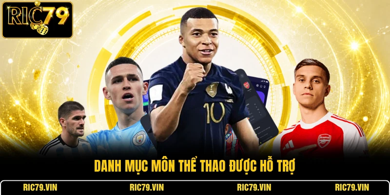 Danh Mục Môn Thể Thao Được Hỗ Trợ