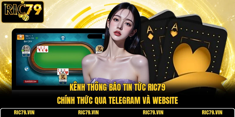 Kênh thông báo tin tức RIC79 chính thức qua Telegram và website