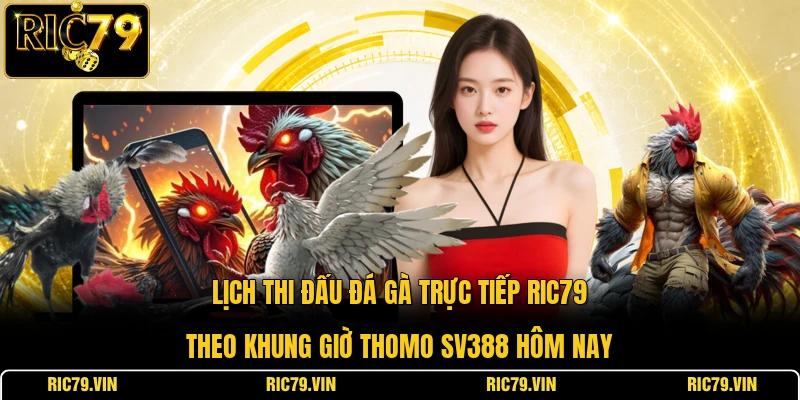 Lịch thi đấu đá gà trực tiếp RIC79 theo khung giờ Thomo SV388 hôm nay